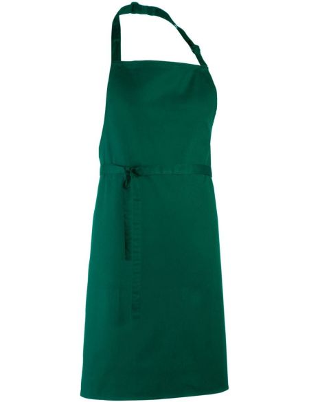 Zástěra s laclem Colours - Bottle green