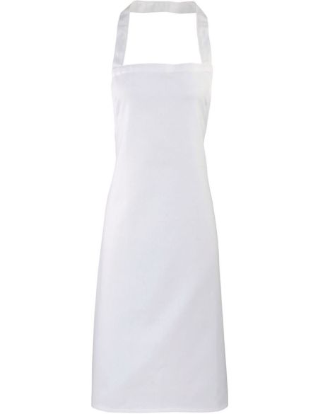 Zástěra z bio bavlny PR102 - White