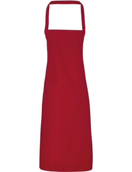 Zástěra z bio bavlny PR102 - Burgundy