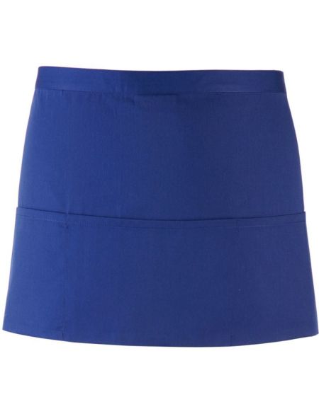 Krátká zástěra do pasu s kapsou Colours - Royal