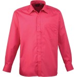 Popelínová košile s dlouhým rukávem PR 200 - Hot pink 38