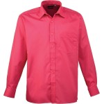 Popelínová košile s dlouhým rukávem PR 200 - Hot pink 43