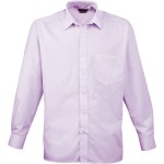 Popelínová košile s dlouhým rukávem PR 200 - Lilac 37