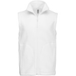Pánská mikrofleecová vesta Luca K913  -  Bílá 3XL