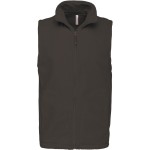 Pánská mikrofleecová vesta Luca K913  -  Dark grey S
