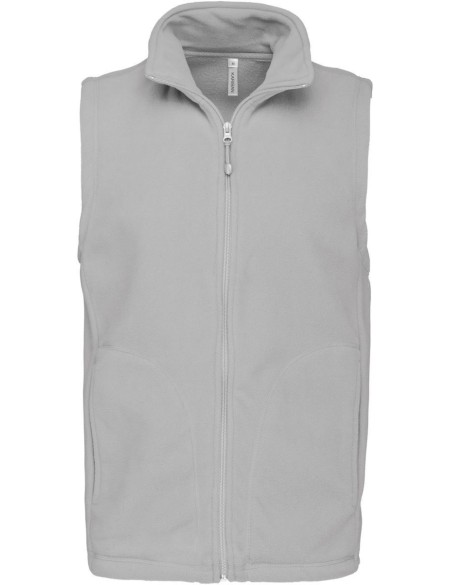 Pánská mikrofleecová vesta Luca K913  -  Snow grey M