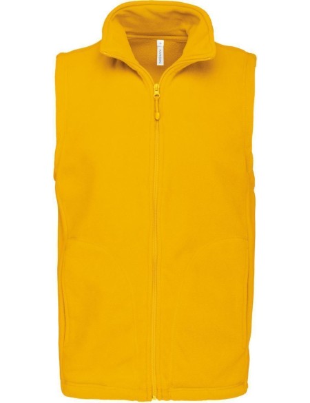 Pánská mikrofleecová vesta Luca K913  - Yellow XXL