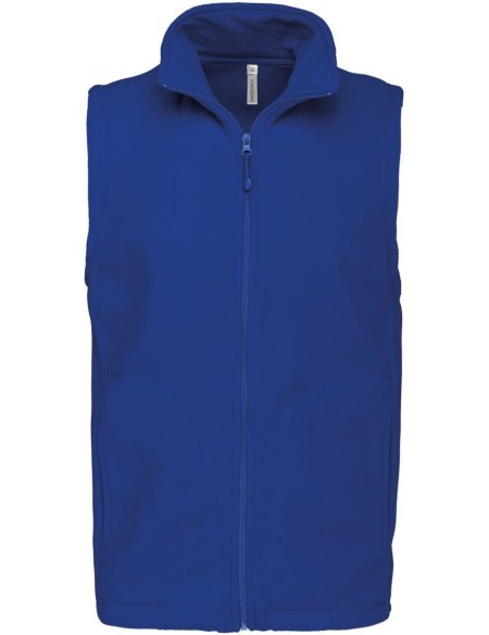 Pánská mikrofleecová vesta Luca K913  - Royal blue 4XL