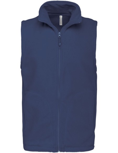 Pánská mikrofleecová vesta Luca K913  - Deep blue XXL