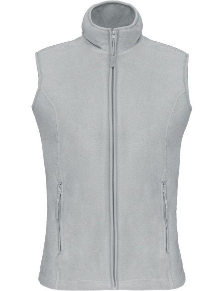 Dámská mikrofleecová vesta Melodie - Snow grey 3XL