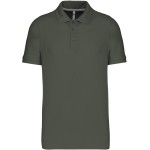 Pánské piqué polo K241 - Dark khaki L