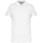 Pánské piqué polo K241 - White XXL