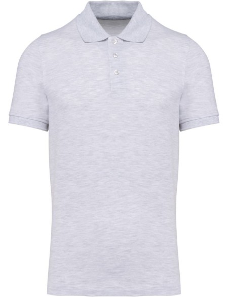 Pánské piqué polo K241 - Ash heather M
