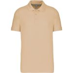 Pánské piqué polo K241 - Light sand XL