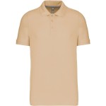 Pánské piqué polo K241 - Light sand XXL