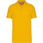 Pánské piqué polo K241 - Yellow L