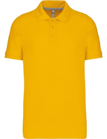 Pánské piqué polo K241 - Yellow L