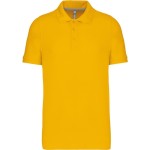 Pánské piqué polo K241 - Yellow 4XL