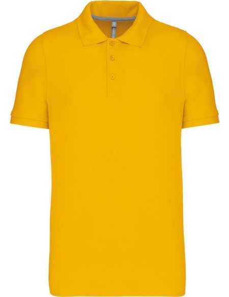 Pánské piqué polo K241 - Yellow 4XL