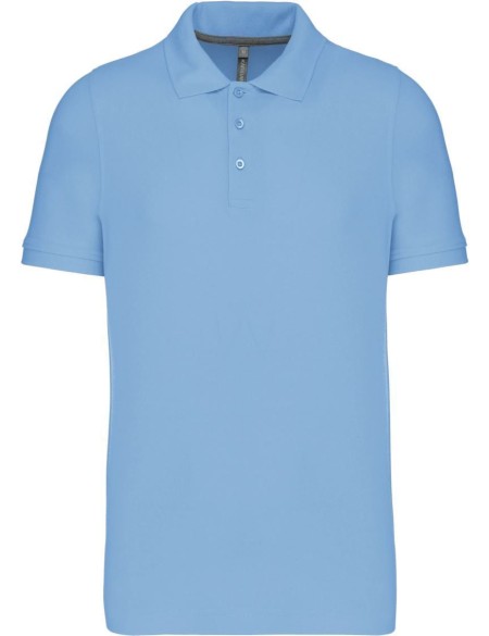 Pánské piqué polo K241 - Sky blue L