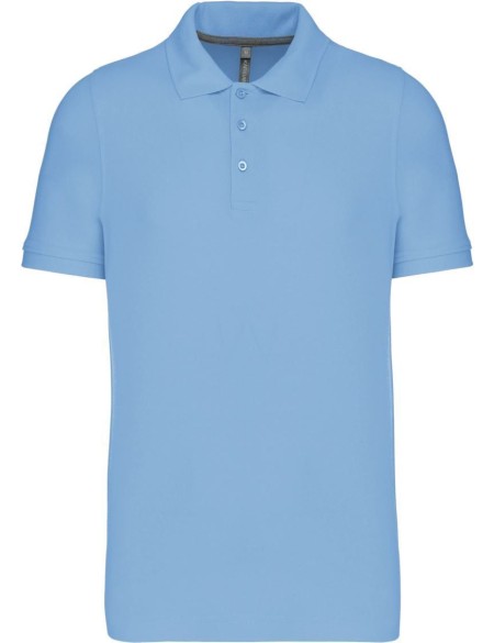 Pánské piqué polo K241 - Sky blue XXL