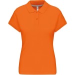 Dámské piqué polo K242 - Orange XL