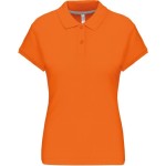 Dámské piqué polo K242 - Orange XXL