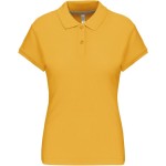 Dámské piqué polo K242 - Yellow XXL