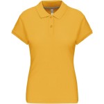 Dámské piqué polo K242 - Yellow 3XL