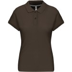 Dámské piqué polo K242 - Dark khaki XL