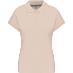 Dámské piqué polo K242 - Light sand L