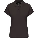 Dámské piqué polo K242 - Dark grey XXL