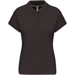 Dámské piqué polo K242 - Dark grey S