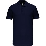 Pánské elastické piqué polo K239 - Navy L