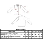 Pánské piqué polo s dlouhým rukávem - Red 4XL