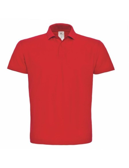 Pánské piqué polo B+C ID.001 - Red L