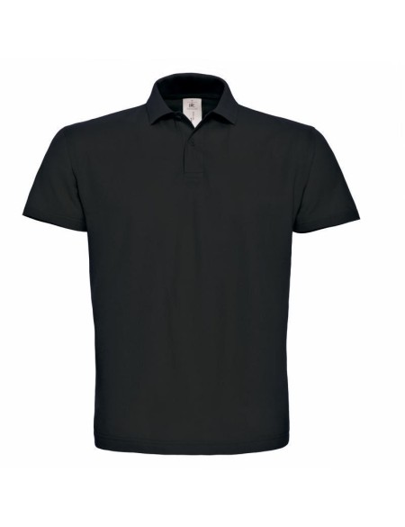 Pánské piqué polo B+C ID.001 - Black S