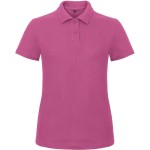 Dámské piqué polo B+C ID.001 - Fuchsia M