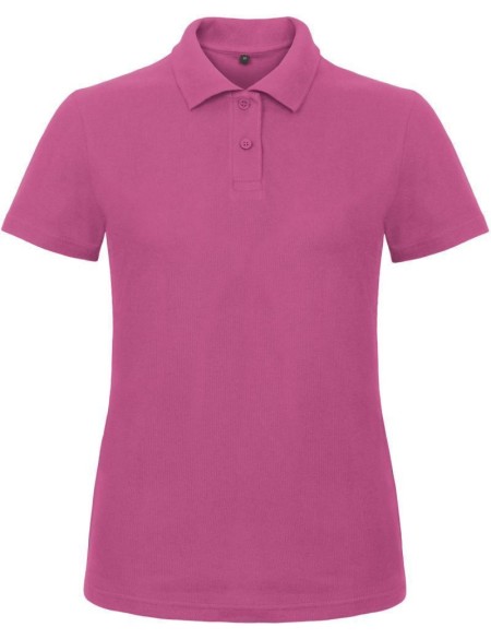 Dámské piqué polo B+C ID.001 - Fuchsia XXL