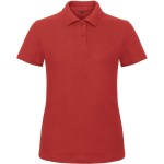 Dámské piqué polo B+C ID.001 - Red S