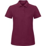 Dámské piqué polo B+C ID.001 - Wine XS