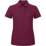 Dámské piqué polo B+C ID.001 - Wine XS