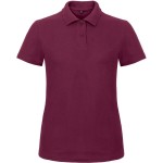 Dámské piqué polo B+C ID.001 - Wine L