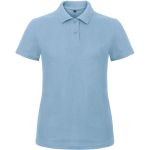Dámské piqué polo B+C ID.001 - Light blue XXL