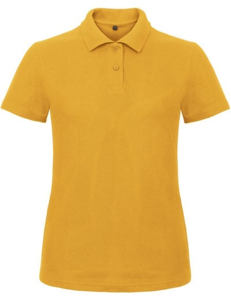 Dámské piqué polo B+C ID.001 - Gold XL