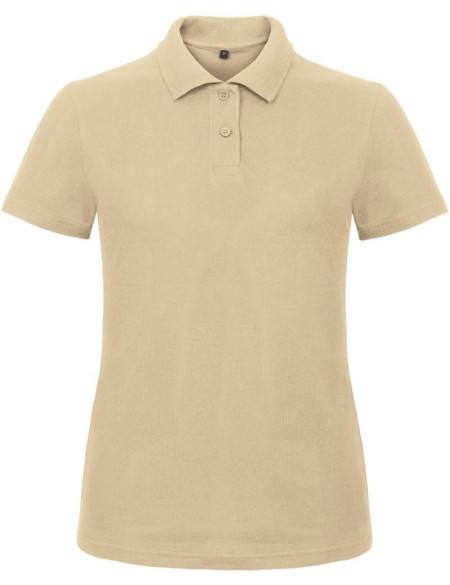 Dámské piqué polo B+C ID.001 - Sand 3XL