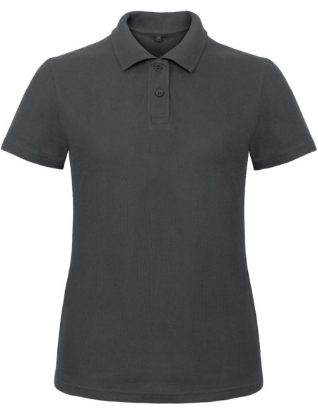 Dámské piqué polo B+C ID.001 - Anthracite S