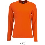 Dámské tričko s dlouhým rukávem IMPERIAL - Orange M