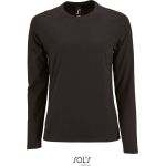 Dámské tričko s dlouhým rukávem IMPERIAL - Deep black S