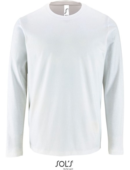 Pánské tričko s dlouhým rukávem IMPERIAL - White 3XL